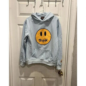 Drew‎ House Skate Sweatshirt Adult Medium Blue Hoodie Mascot Skate Graphic Logo